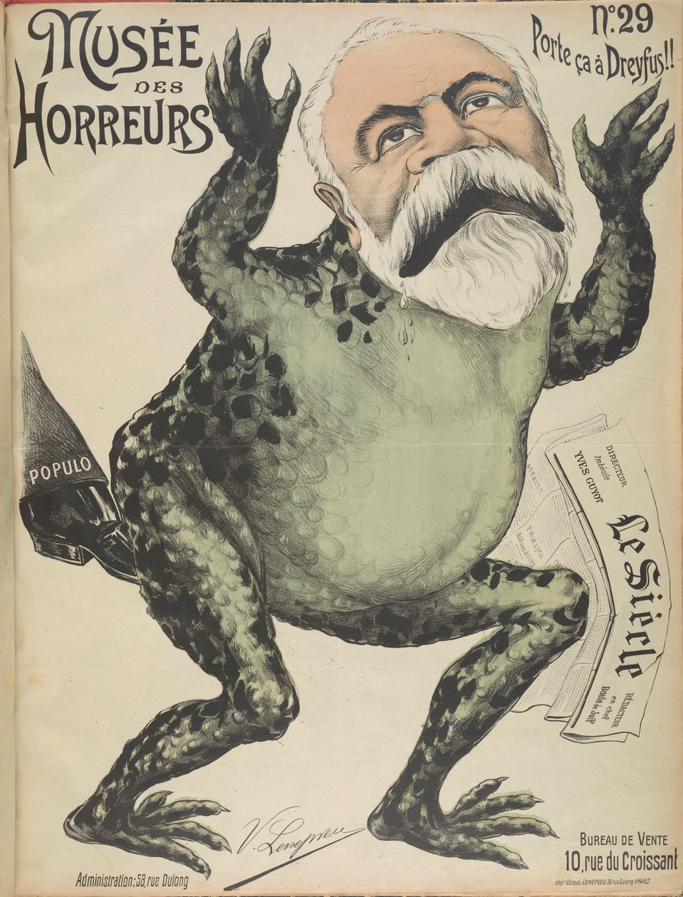Muzeum horrorów Galeria horrorów: Yves Guyot, 1899. autorstwa Victor Lenepveu
