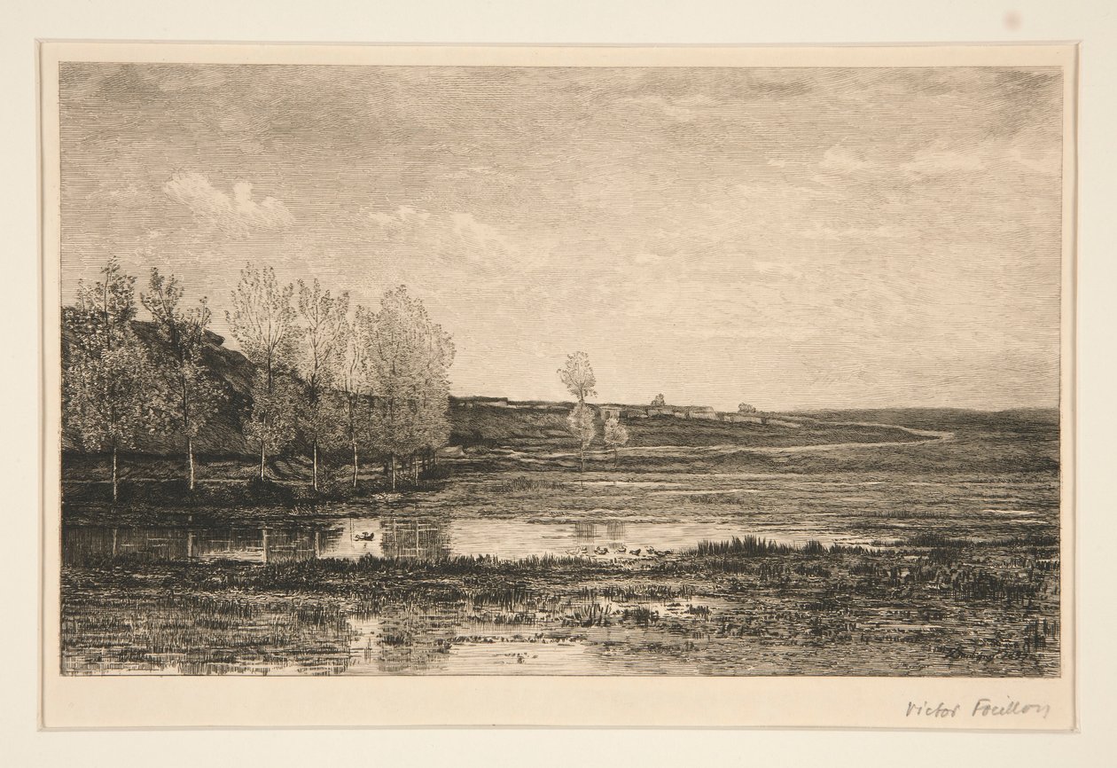 Krajobraz autorstwa Victor Louis Focillon