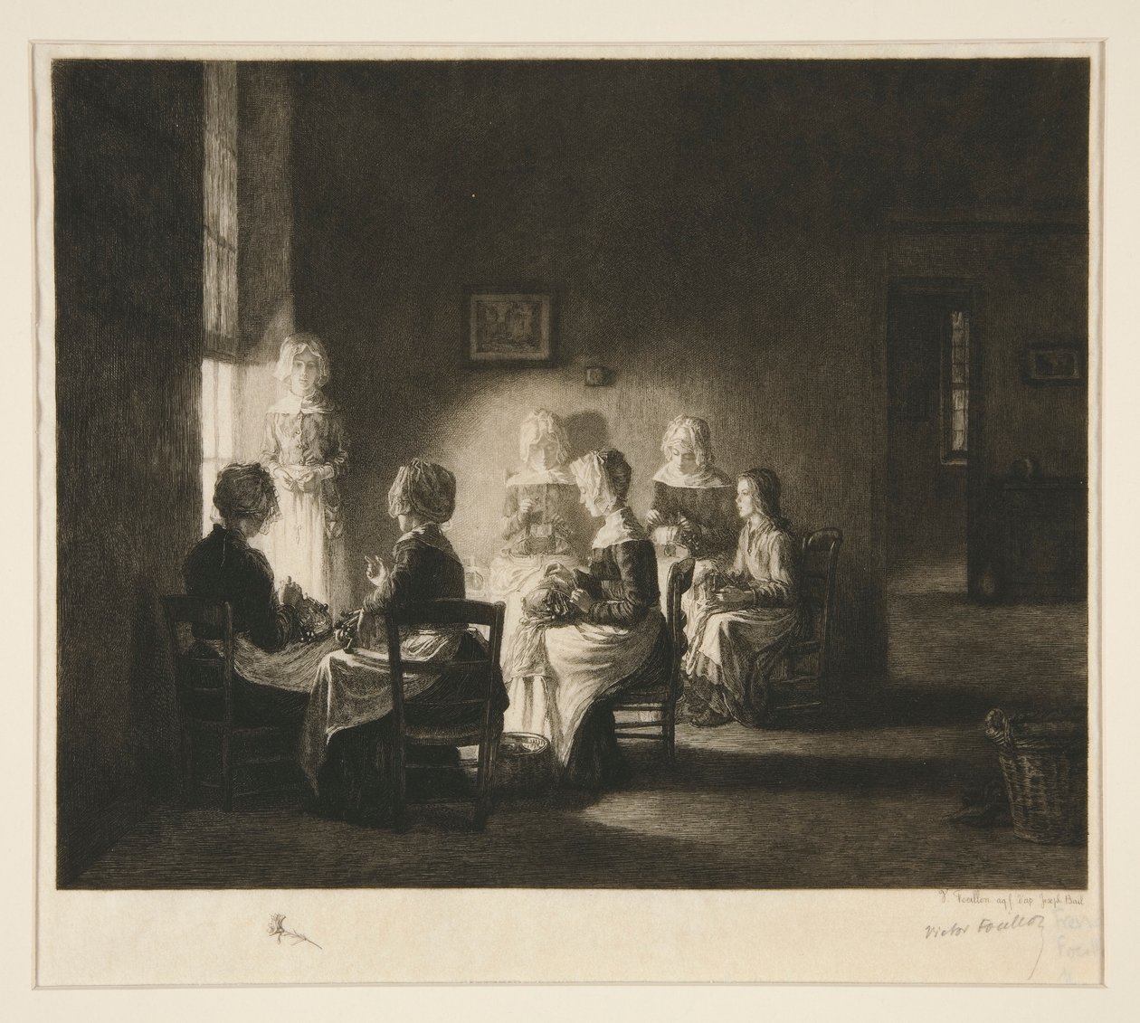 Koronkarze autorstwa Victor Louis Focillon