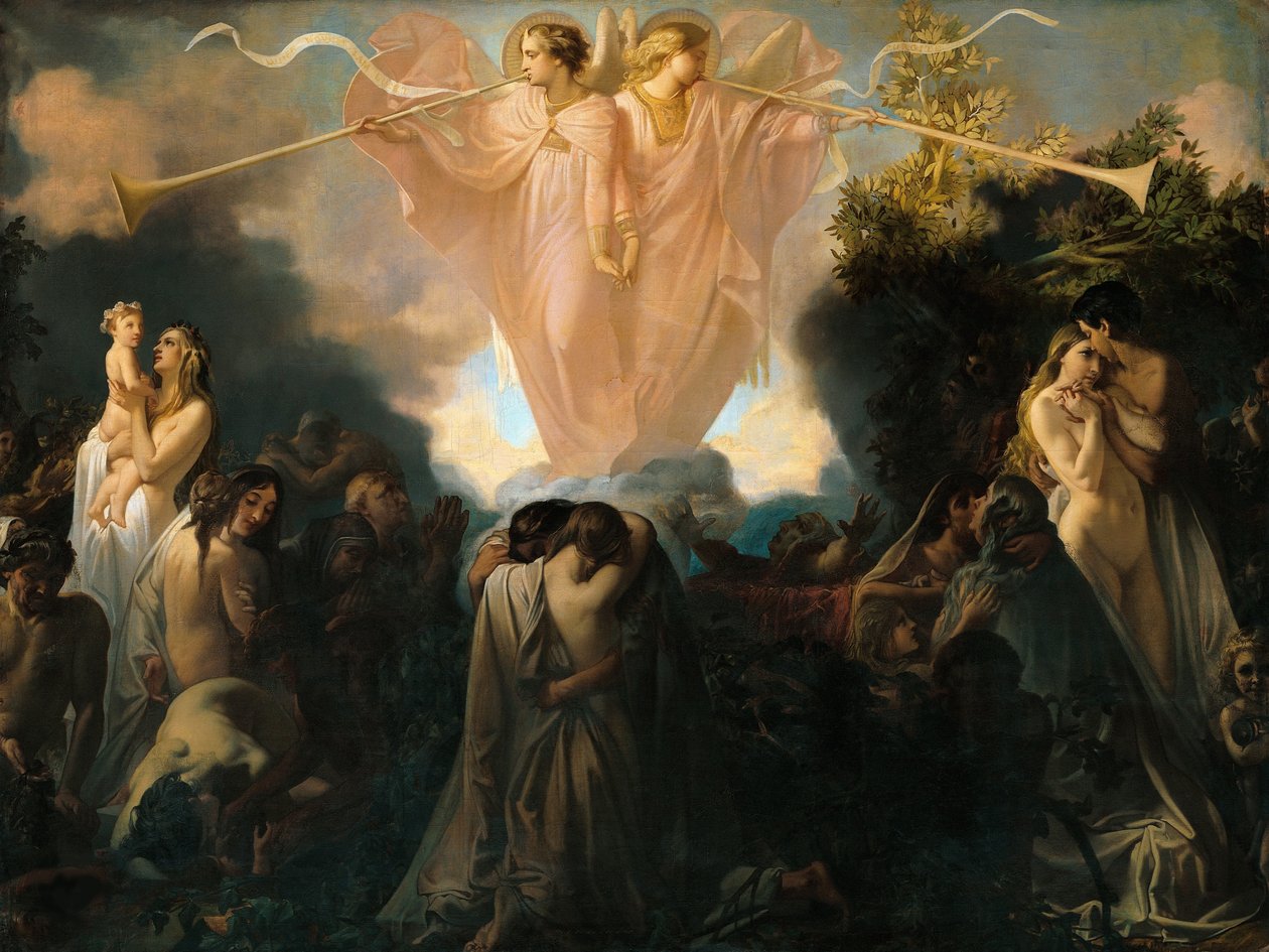 Zmartwychwstanie umarłych, 1870. autorstwa Victor Louis Mottez