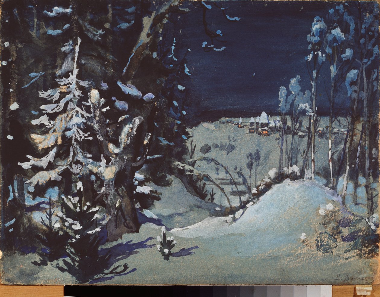 Dekoracja przygotowawcza do spektaklu „La demoiselle des neiges” Aleksandra Ostrovsky