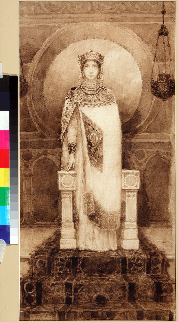 Święta Helena (Cesarzowa Rzymska, matka Konstantyna I) (ok. 247/250 - ok. 329/330) - Święta Helena przez Wiktora Michajłowicza Wasnetsowa (1848-1926) autorstwa Victor Mikhailovich Vasnetsov