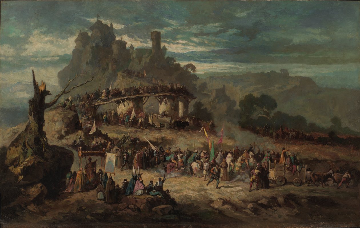 Wyjazd krzyżowców, 1863. autorstwa Victor Nehlig