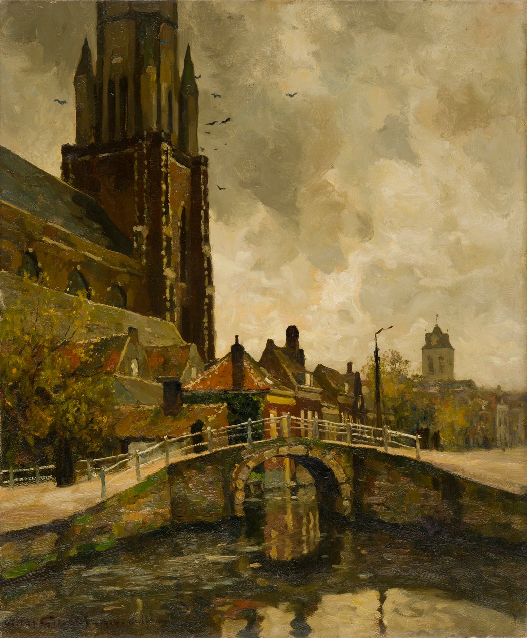 „Kościół w Delft”, 1887-1939 autorstwa Victor Olivier Gilsoul