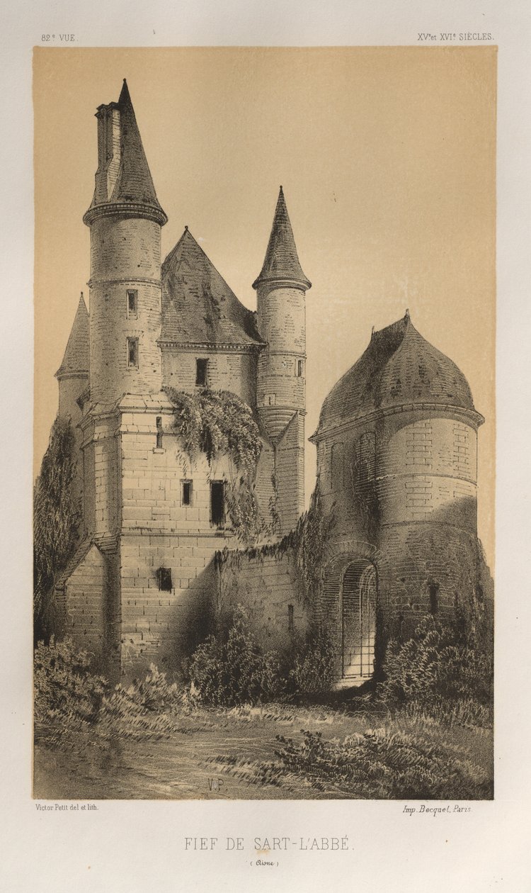 ...pl. 82, lenno Sart-lAbbé Aisne, 1860. autorstwa Victor Petit