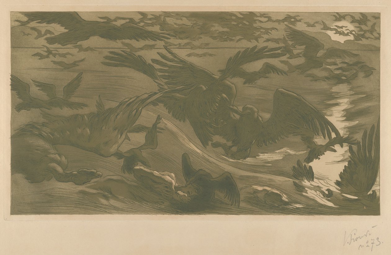 Ptaki drapieżne Ptaki drapieżne, 1893. autorstwa Victor Prouvé