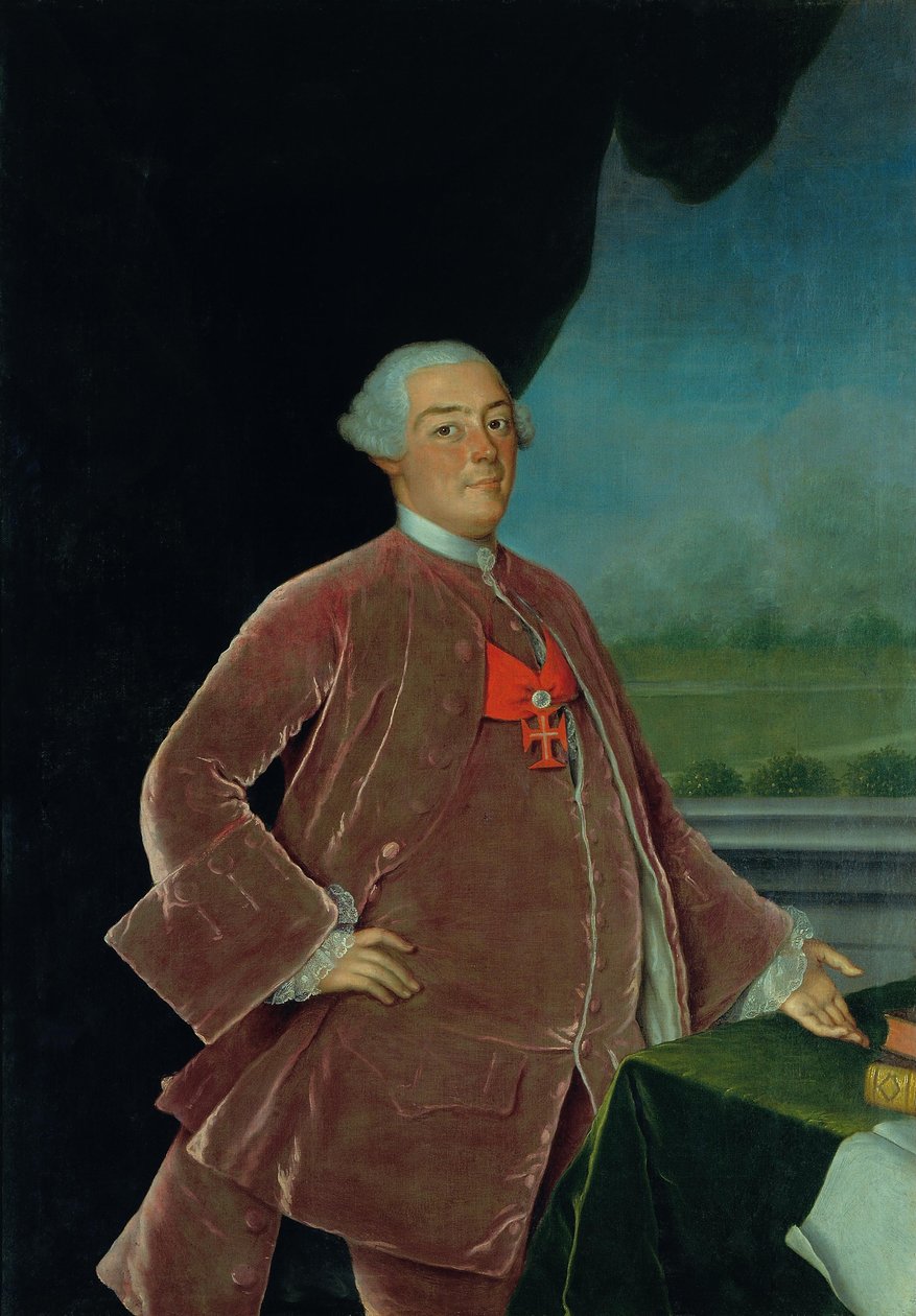 Portret Infante Pedro (przyszły król Pedro III) autorstwa Vieira Lusitano