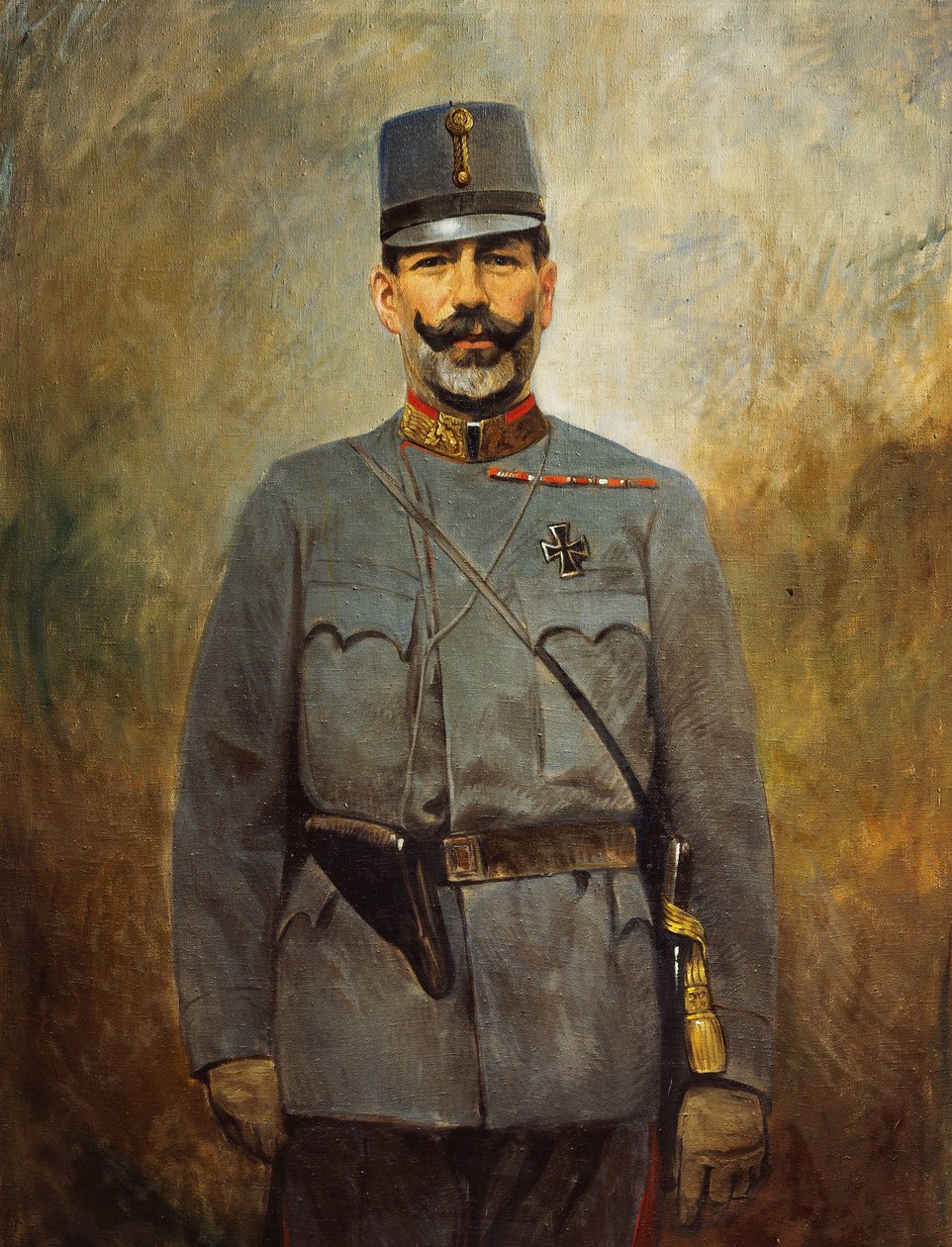 Arcyksiążę Eugeniusz Austrii, ok. 1916 r. (olej na płótnie) autorstwa Vienna Nedomansky Studio