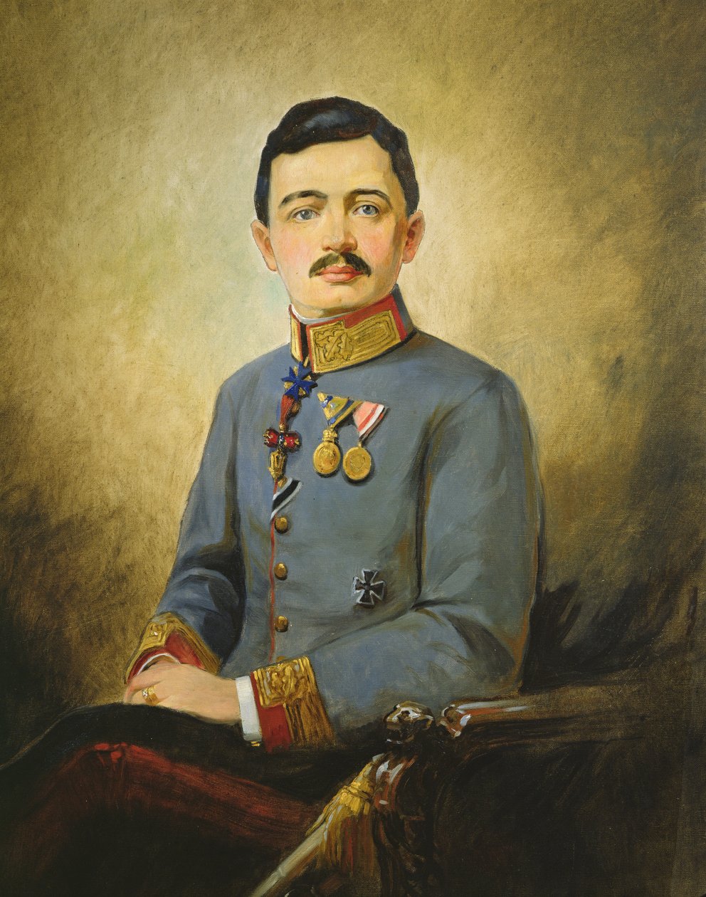 Karol I Austriacki (1887-1922), ok. 1916 (olej na płótnie) autorstwa Vienna Nedomansky Studio
