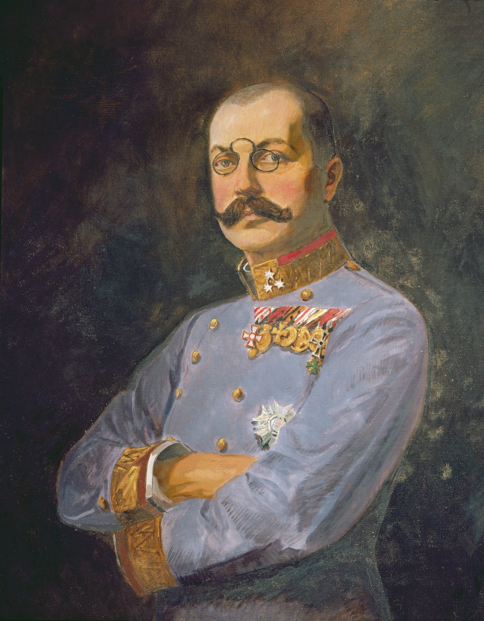 Generał arcyksiążę Franciszek Salwator Austrii, ok. 1916 r. (olej na płótnie) autorstwa Vienna Nedomansky Studio