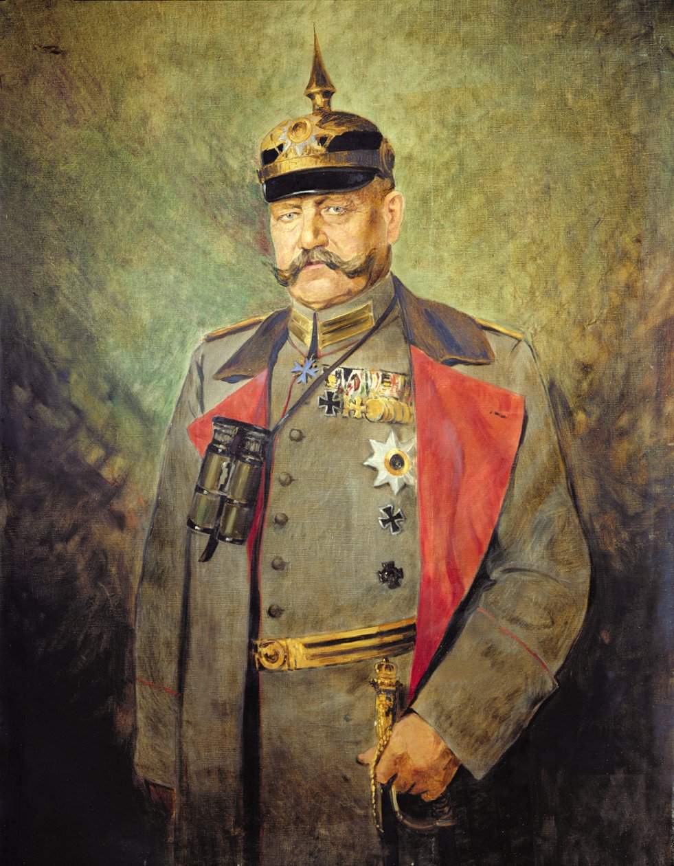 Generał Paul von Hindenburg, ok. 1916 r. (olej na płótnie) autorstwa Vienna Nedomansky Studio