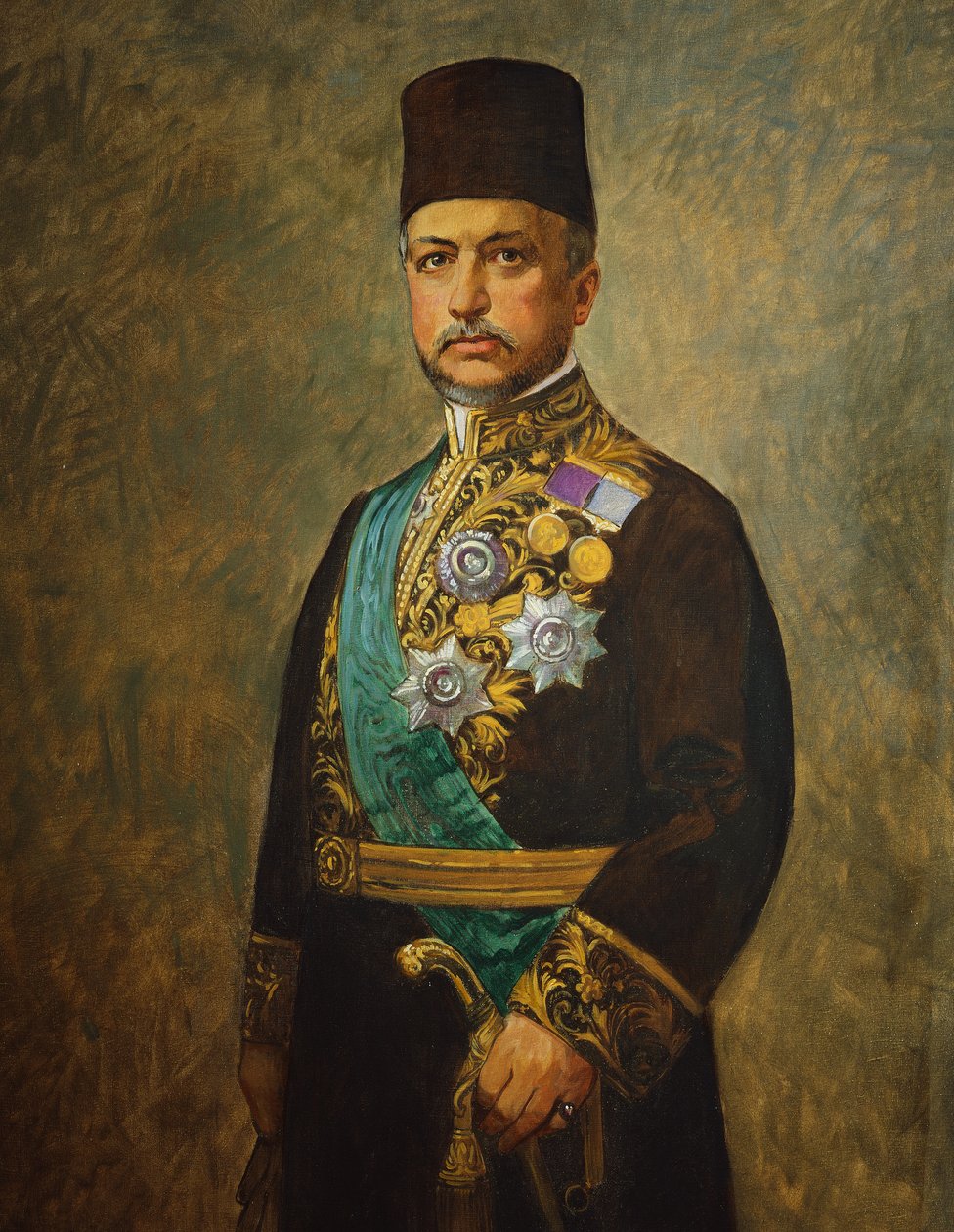 Wielki wezyr Said Halim Pasha, ok. 1916 r. (olej na płótnie) autorstwa Vienna Nedomansky Studio
