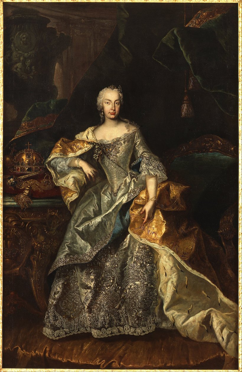 Maria Teresa jako królowa Węgier autorstwa Viennese painter