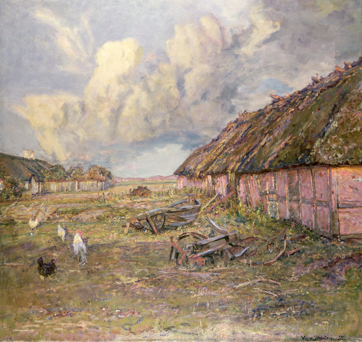 W gospodarstwie rolnym autorstwa Viggo Johansen