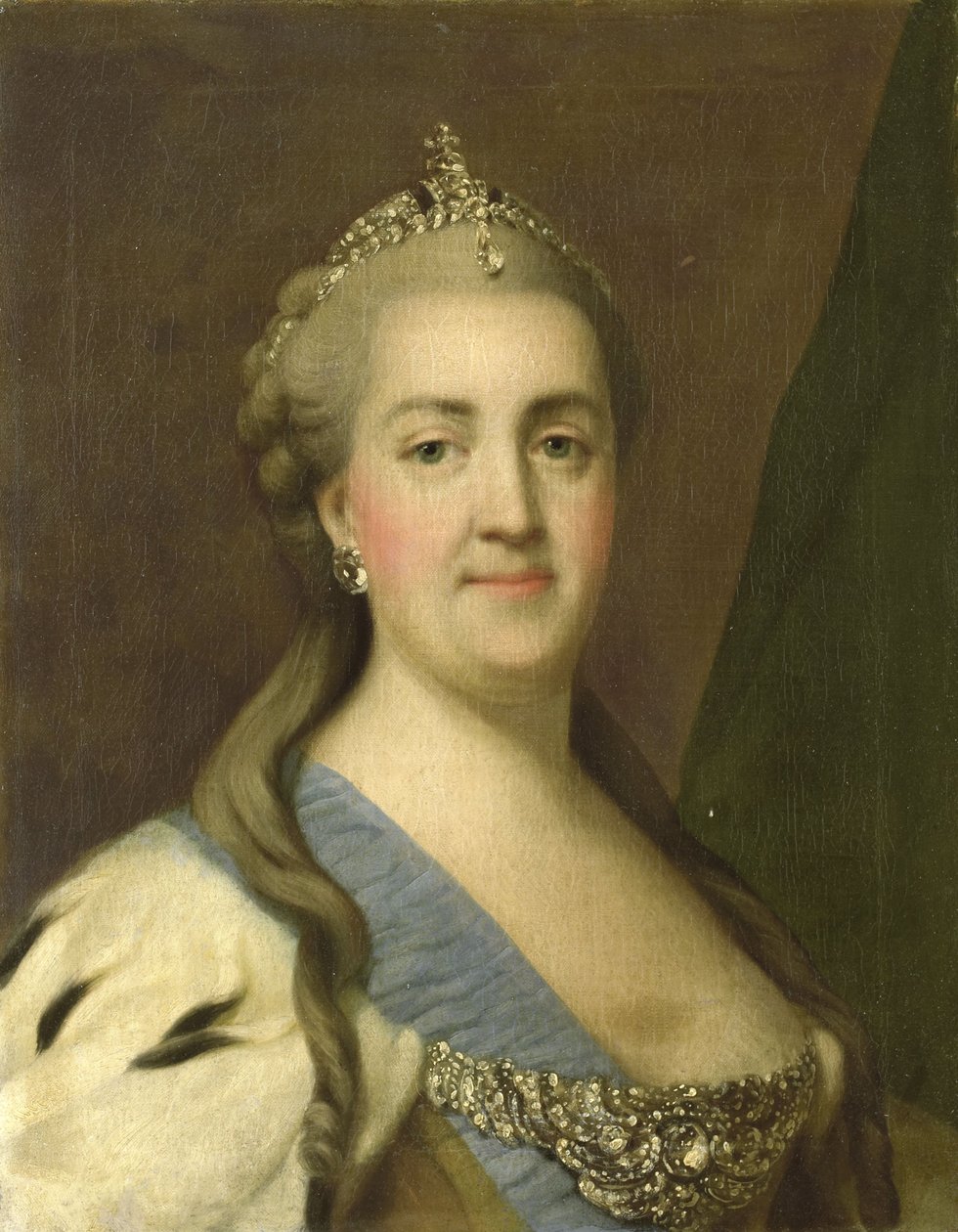 Katarzyna II (1729-96), cesarzowa Rosji autorstwa Vigilius Erichsen