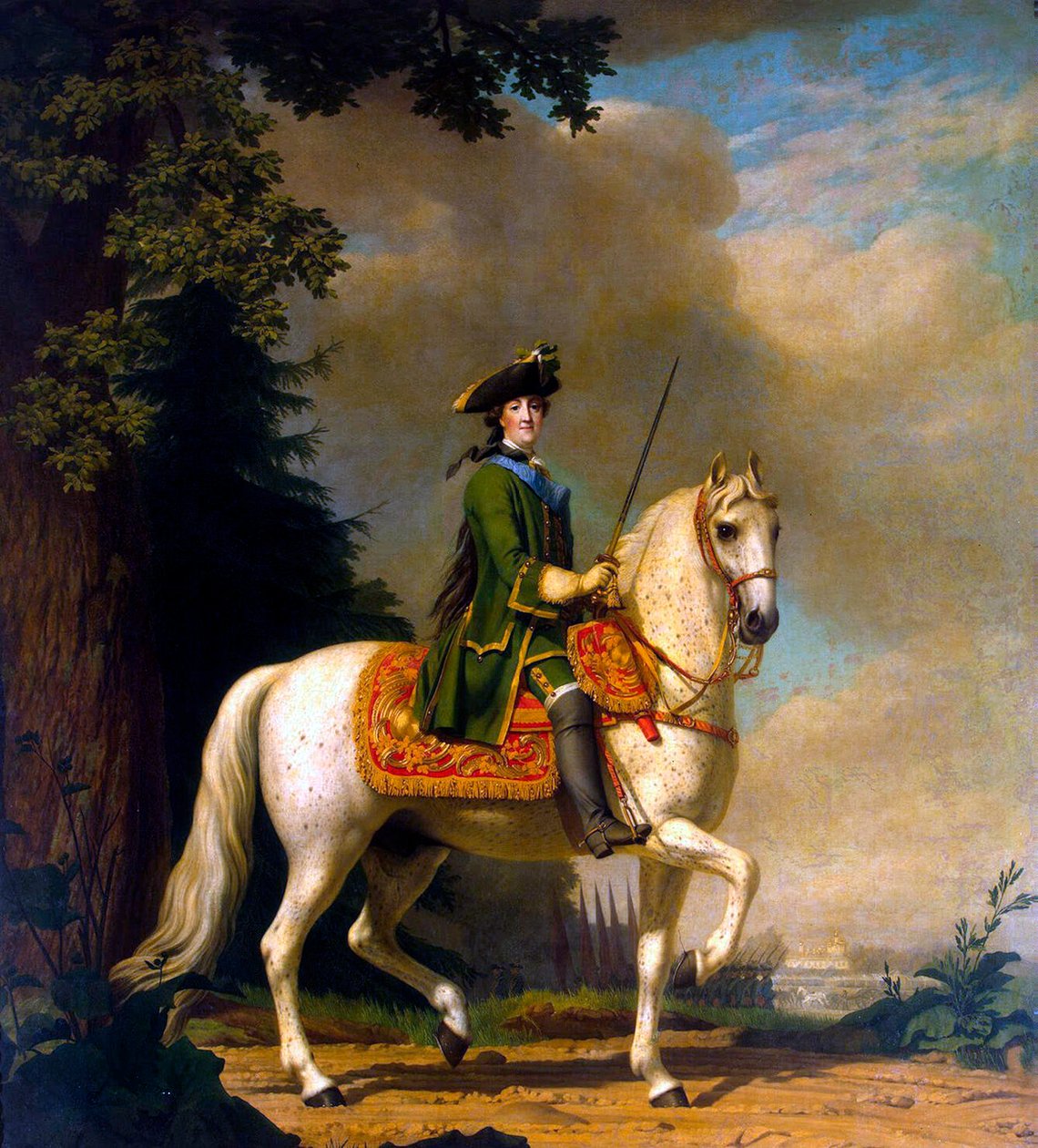 Portret konny cesarzowej Katarzyny II