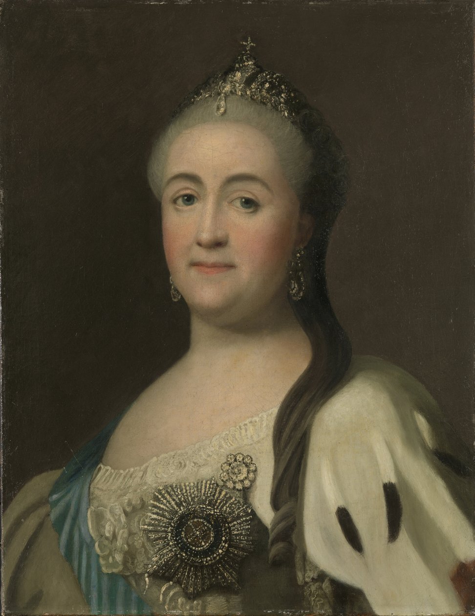 Portret cesarzowej Katarzyny II 1729-1796. autorstwa Vigilius Erichsen