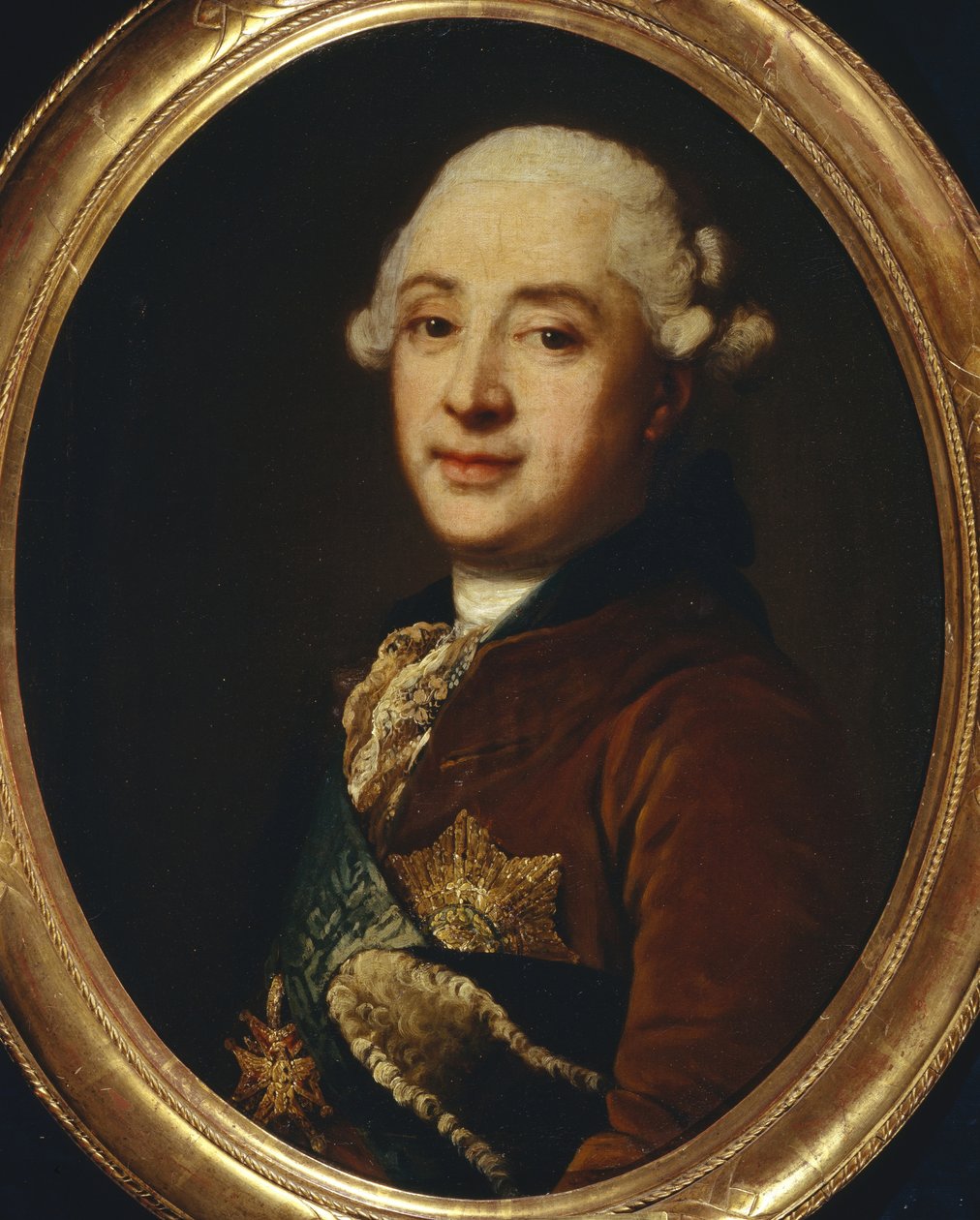 Portret wicekanclerza księcia Aleksandra Michajłowicza Golicyna 1723-1807, 1764 autorstwa Vigilius Erichsen