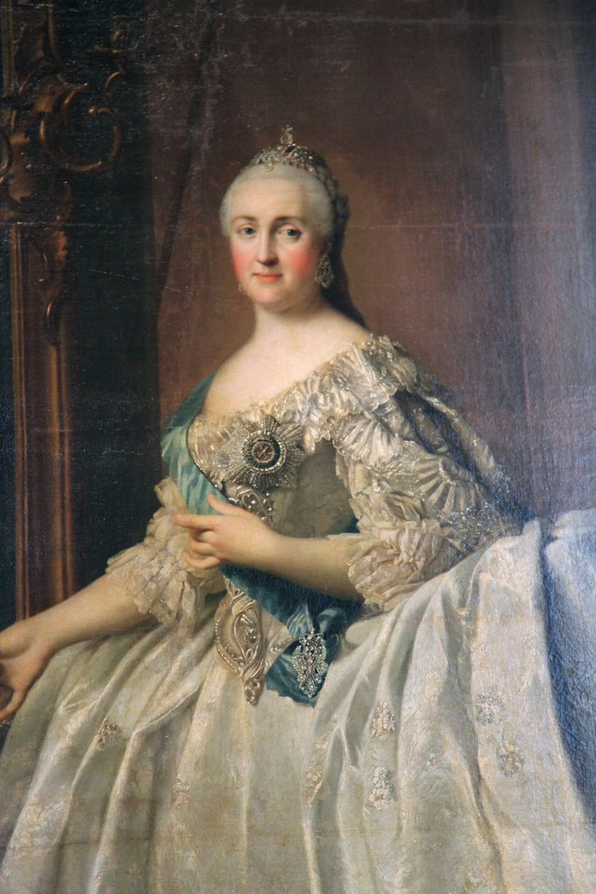 „Portret cesarzowej Katarzyny Wielkiej”, po 1762 r. autorstwa Vigilius Erichsen