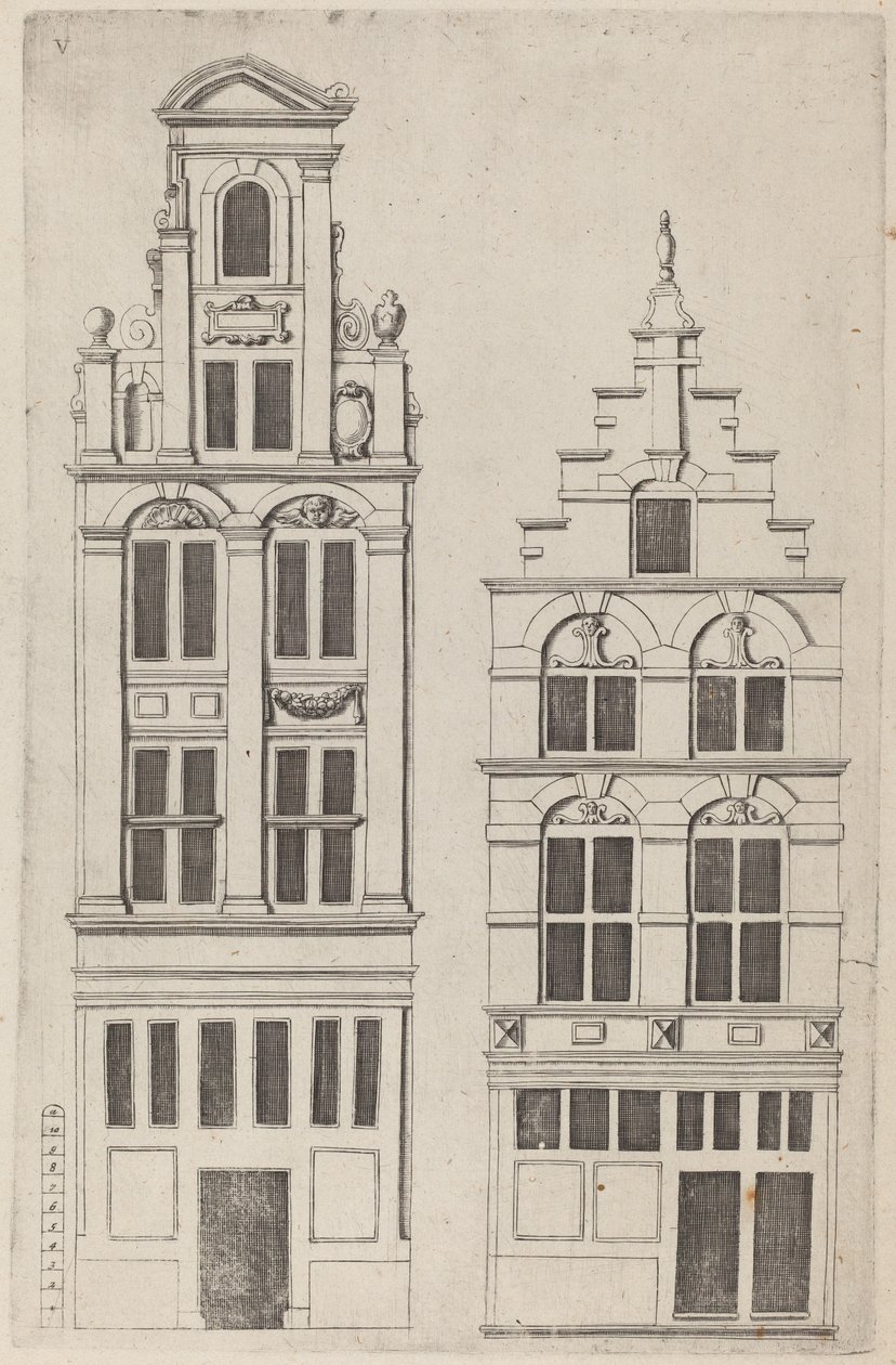 Holenderska Elewacja Elewacyjna: pl. 5 autorstwa Vignola