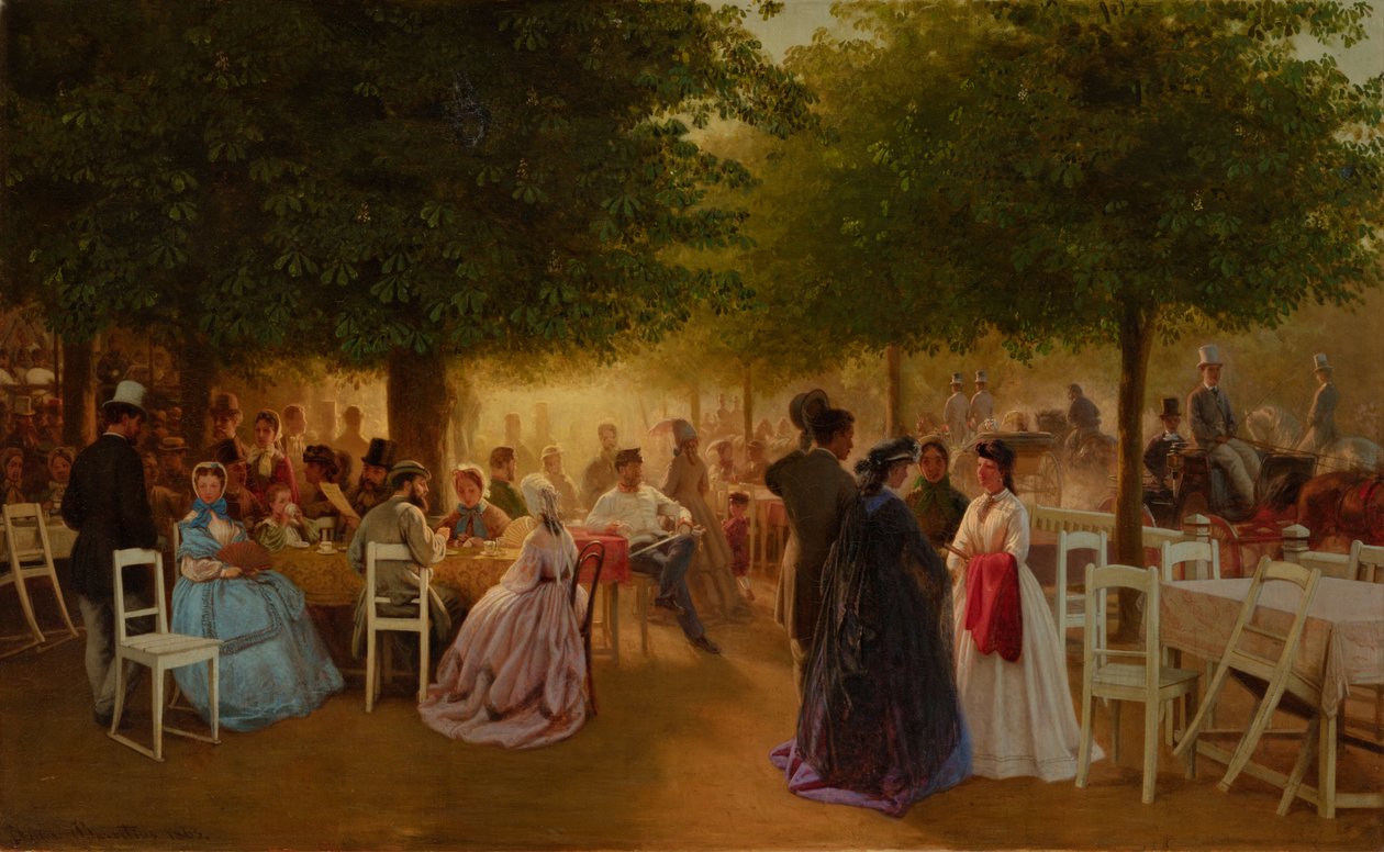 Czwartek w Stromovce, 1865 autorstwa Viktor Barvitius