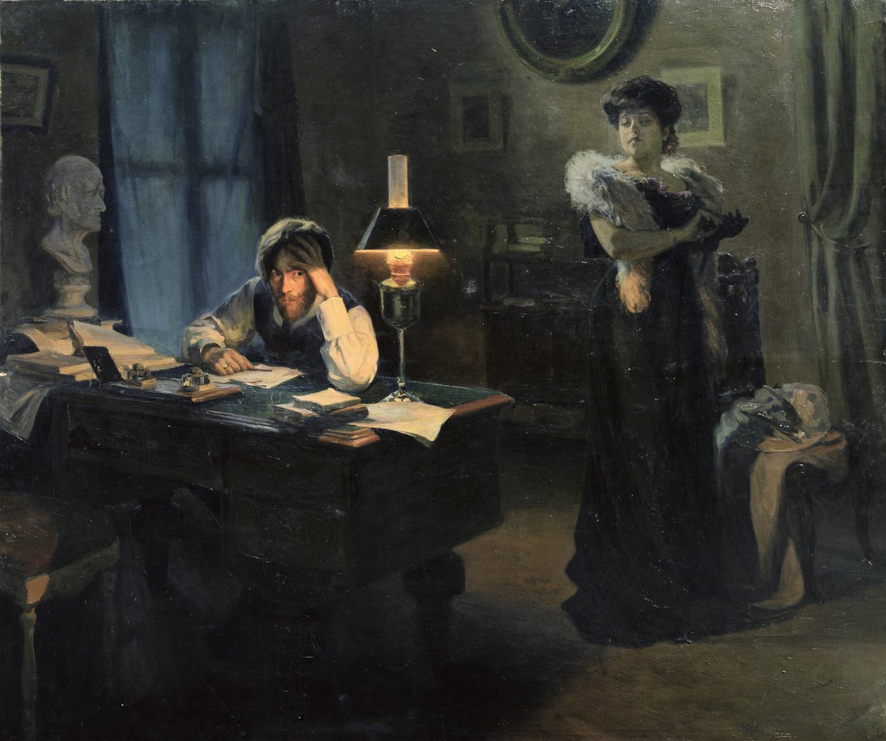 Nieznajomi, 1908 autorstwa Viktor Bogdanovich Aden