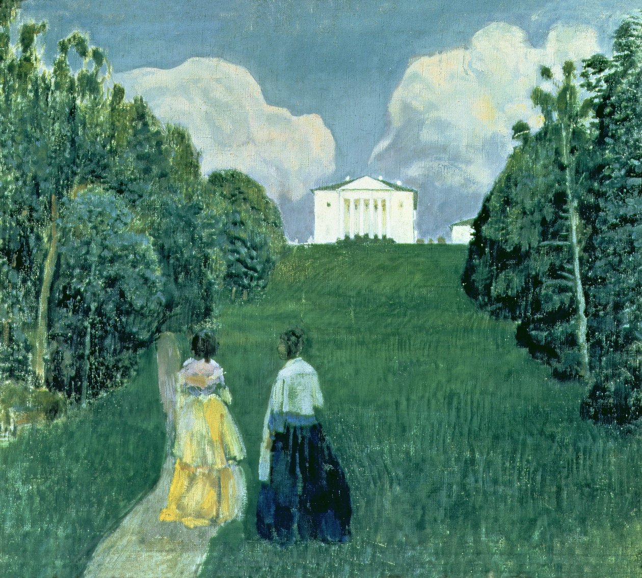Blask zachodu słońca, 1904 autorstwa Viktor Elpidiforovich Borisov Musatov