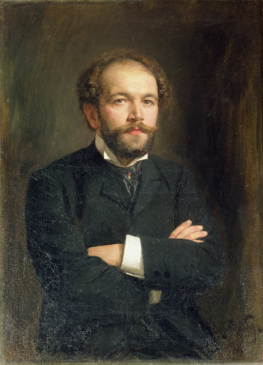 Portret Nikołaja Karlowicza Medtnera (1879-1951) 1906 autorstwa Viktor Karlovich Stemberg