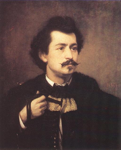 Autoportret. autorstwa Viktor Madarász