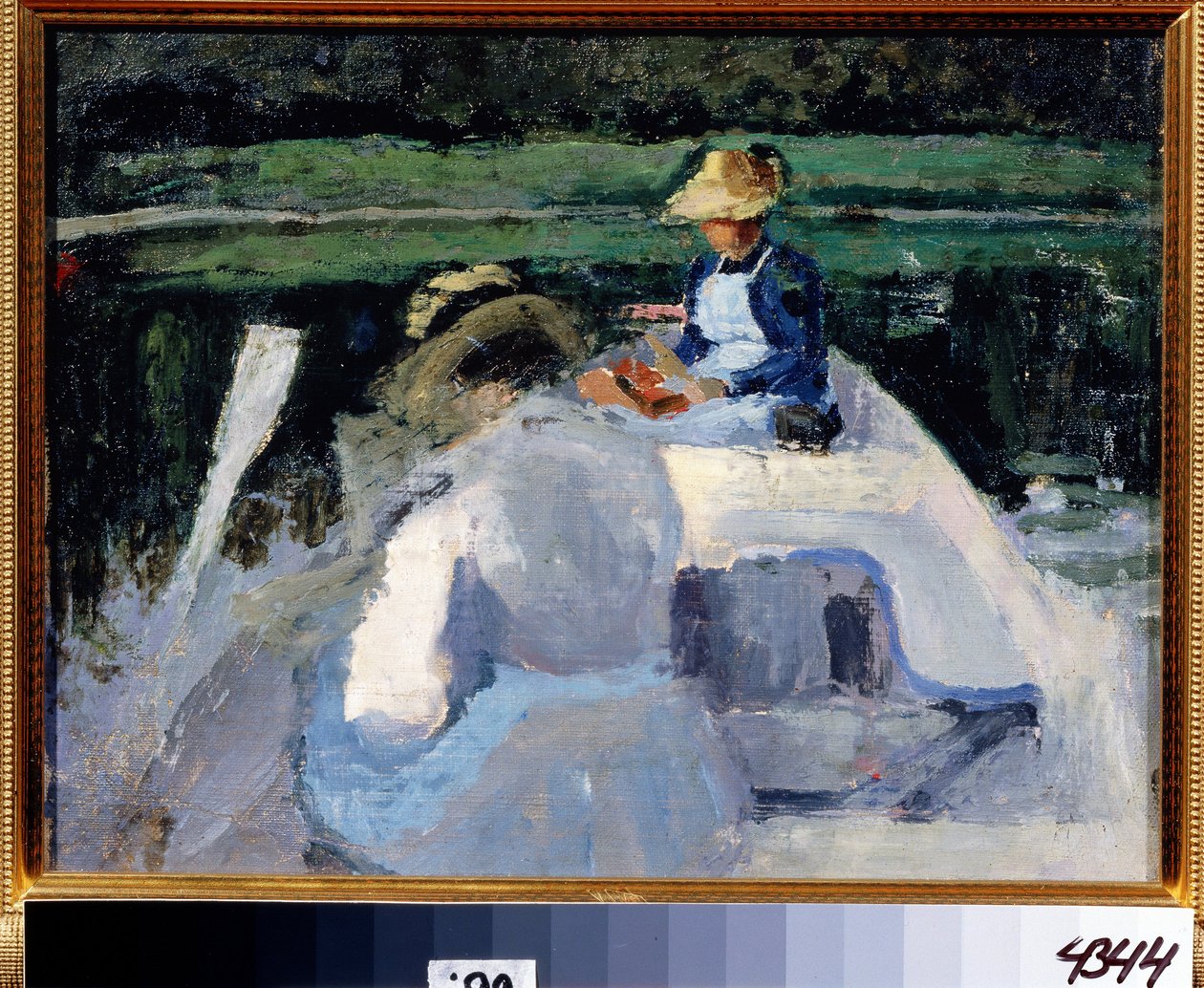"Dance la baryaue" Peinture de Victor (drugi) Elpidiforovich Borisov-Musatov (Borisov Musatov) (1870-1905) 1892 Państwowe Muzeum Sztuki im. A. Radishcheva, Saratów autorstwa Viktor Elpidiforovich Borisov-Musatov