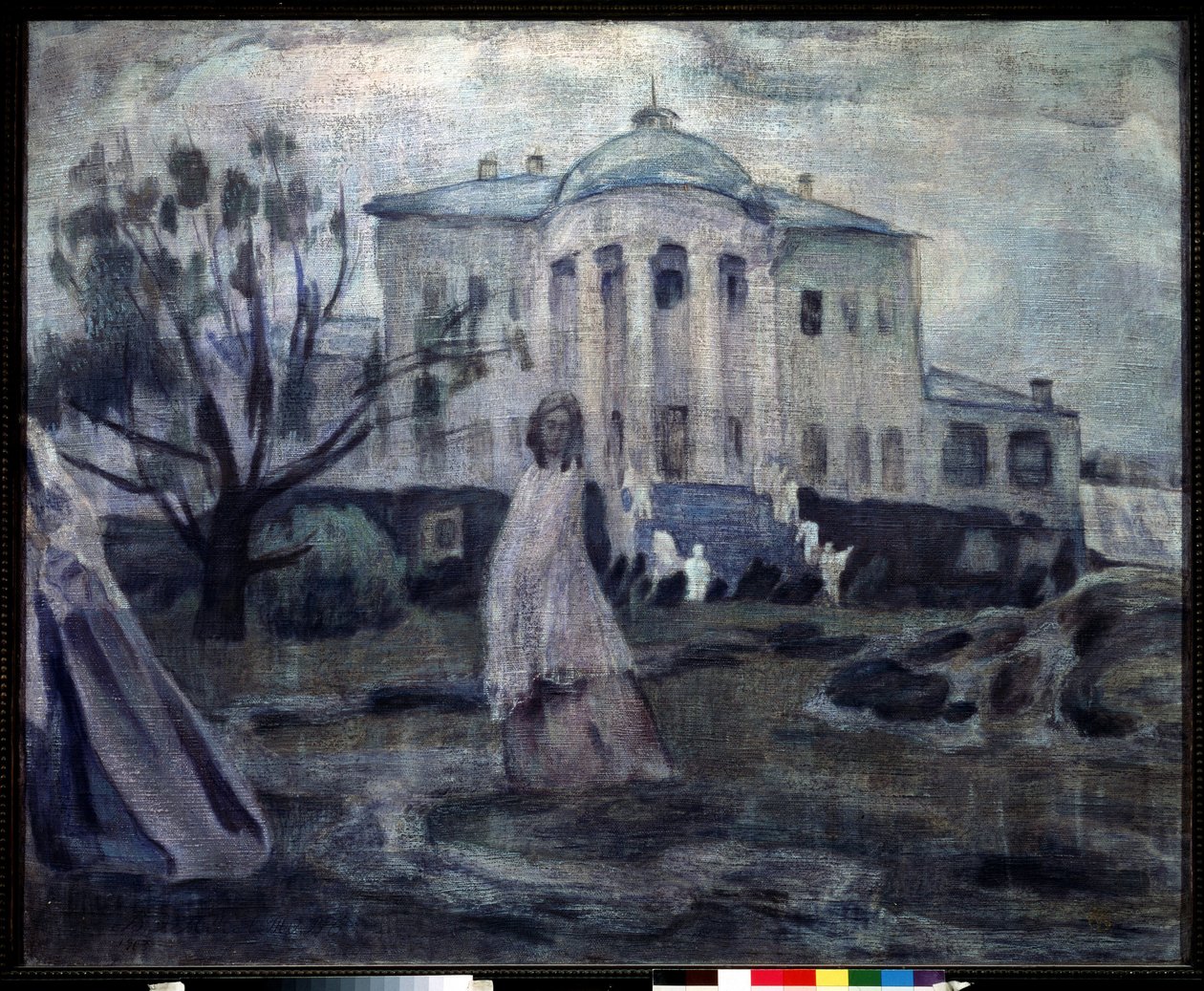 Upiory (Duchy). Peinture de Victor (drugi) Elpidiforovich Borisov Musatov (Borisov-Musatov) (1870-1905). Tempera Sir Toile autorstwa Viktor Elpidiforovich Borisov Musatov