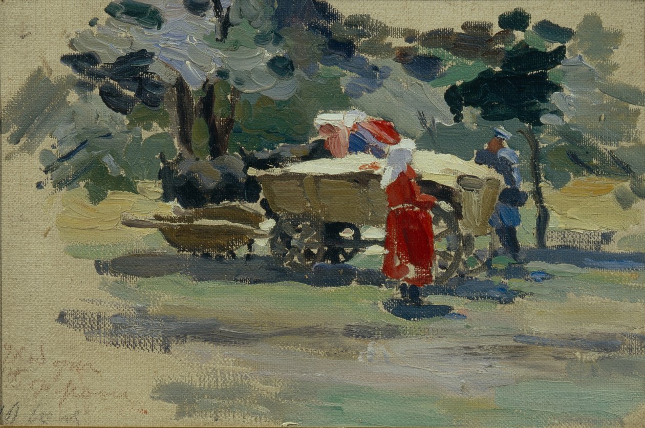 Doukhoborowie w Bordżomi, 1895 autorstwa Viktor Elpidiforovich Borisov Musatov