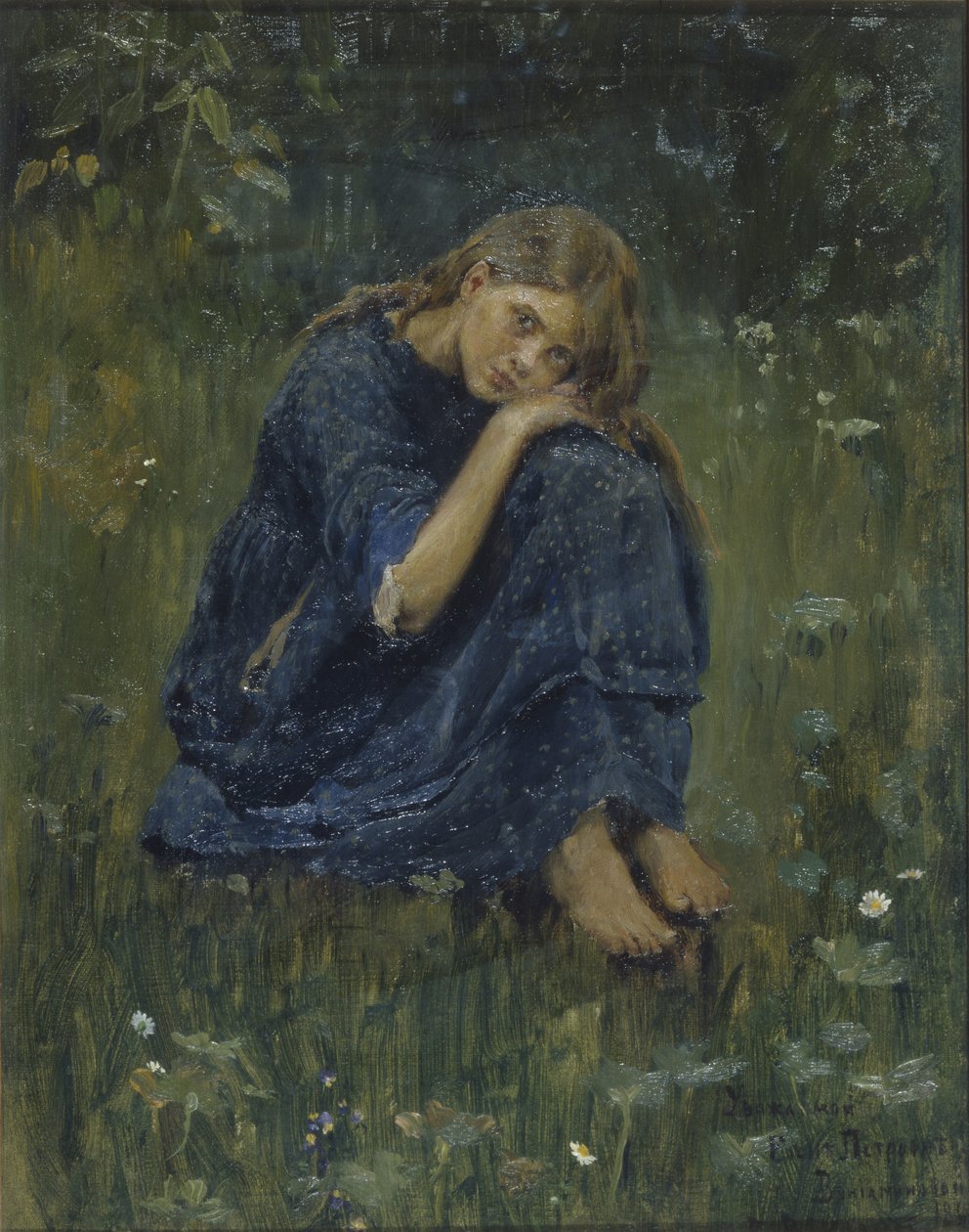 Studium Alyonushki, 1881 r. autorstwa Viktor Mikhaylovich Vasnetsov