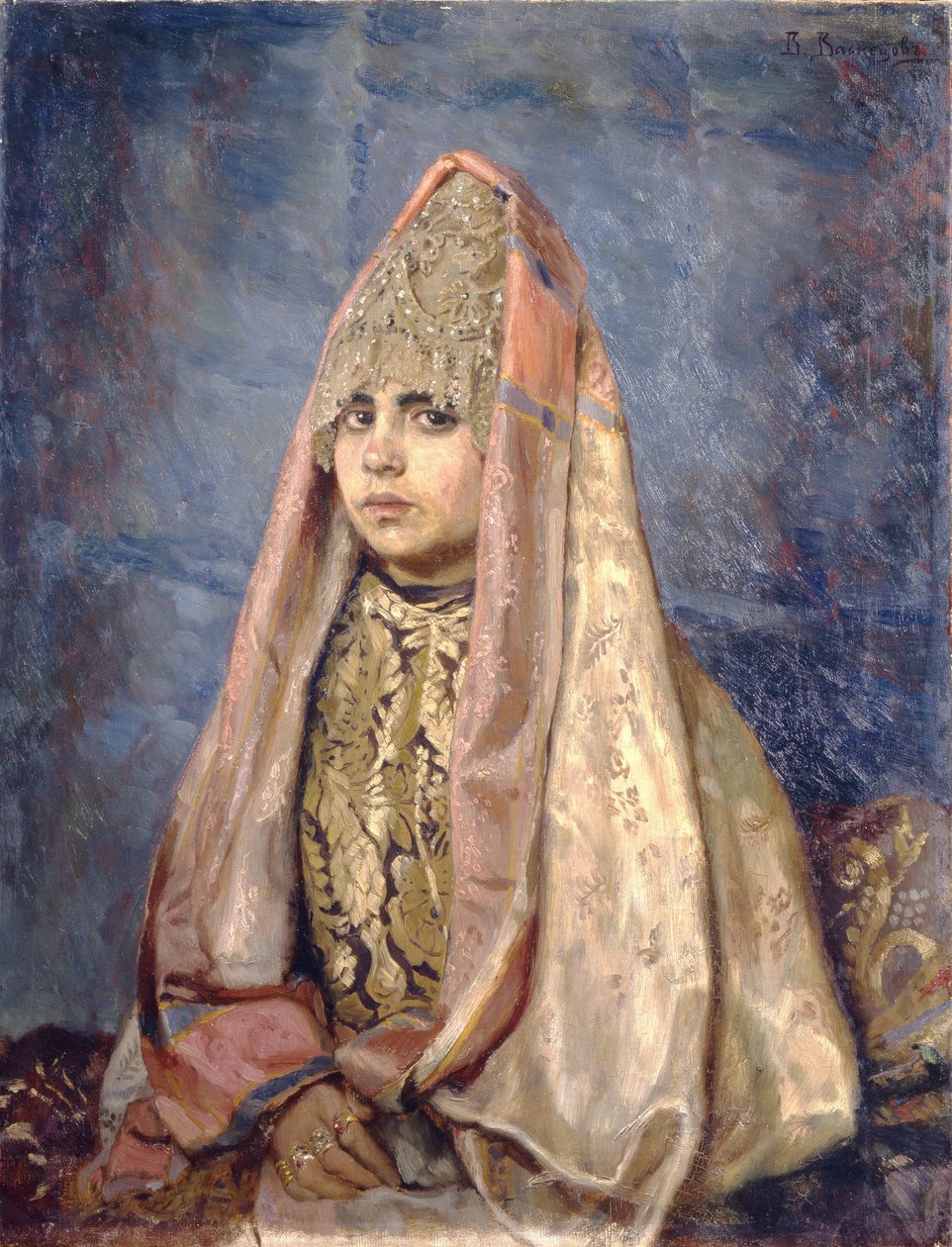 Żona Bojarzy, 1884 autorstwa Viktor Mikhaylovich Vasnetsov