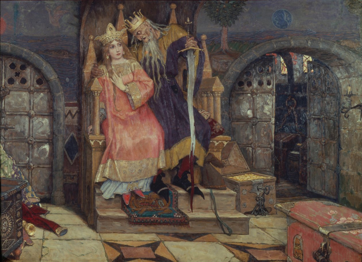 Kościej Nieśmiertelny, 1917-1926 autorstwa Viktor Mikhaylovich Vasnetsov