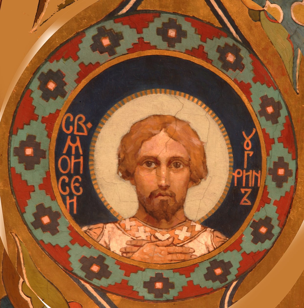 Św. Mojżesz Węgierski, 1885-1896 autorstwa Viktor Mikhaylovich Vasnetsov