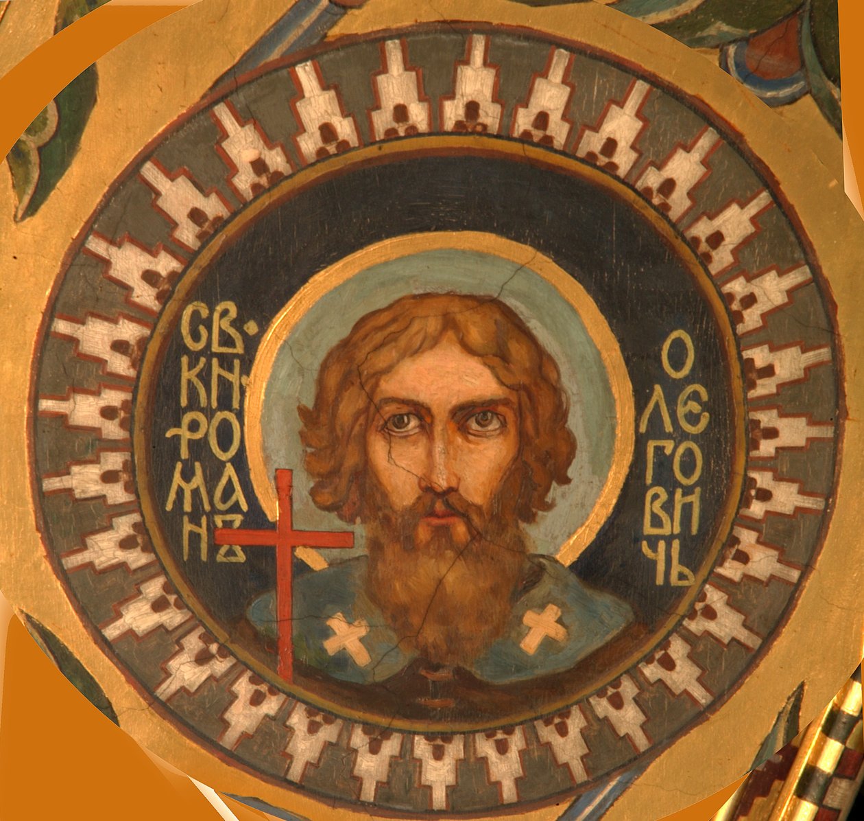 Święty książę Roman Olegovich z Riazania, 1885-1896 autorstwa Viktor Mikhaylovich Vasnetsov
