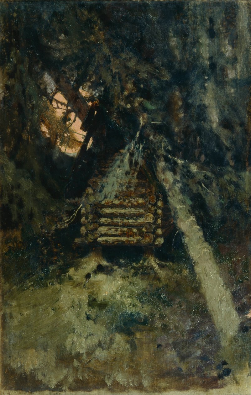 Chatka na udkach z kurczaka autorstwa Viktor Mikhaylovich Vasnetsov