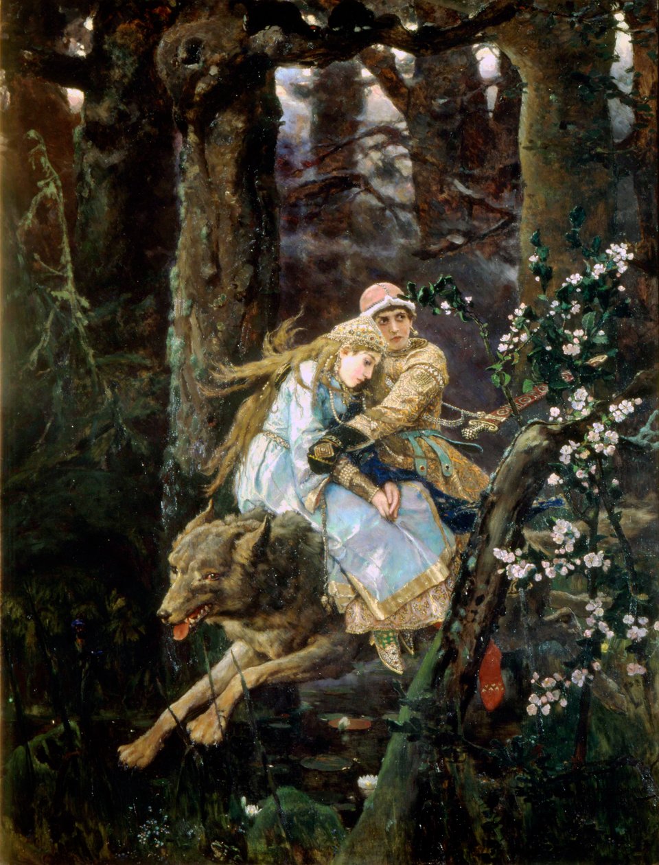 Carewicz Iwan na szarym wilku, 1889 autorstwa Viktor Mikhaylovich Vasnetsov