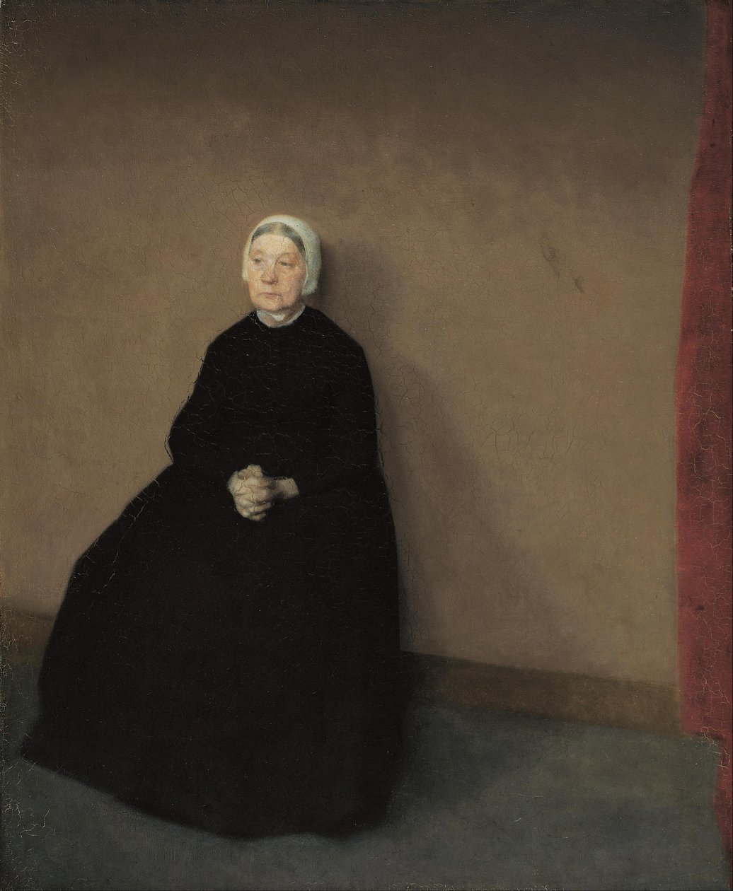 Stara kobieta autorstwa Vilhelm Hammershøi
