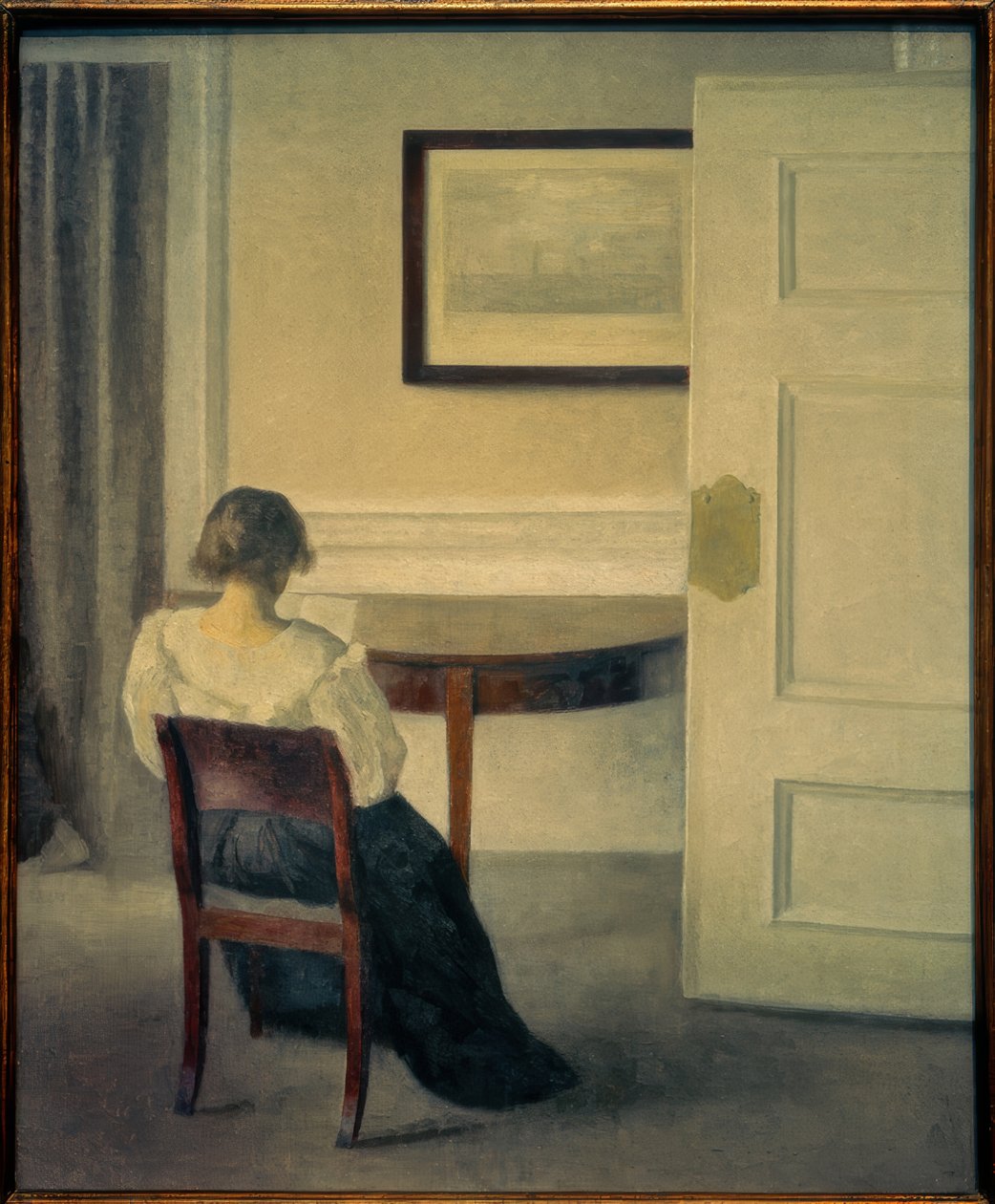 Wnętrze, 1893 autorstwa Vilhelm Hammershoi