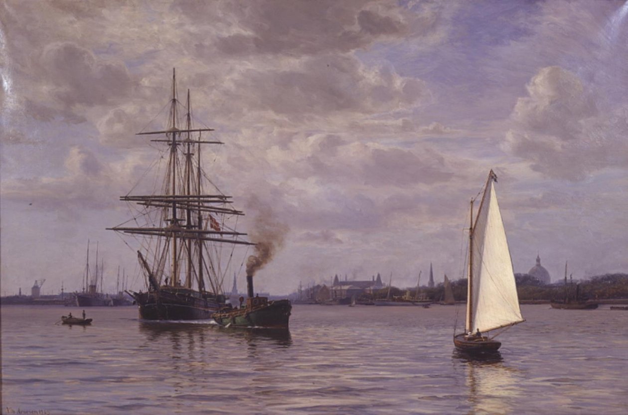 Kopenhaga rhed autorstwa Vilhelm Arnesen