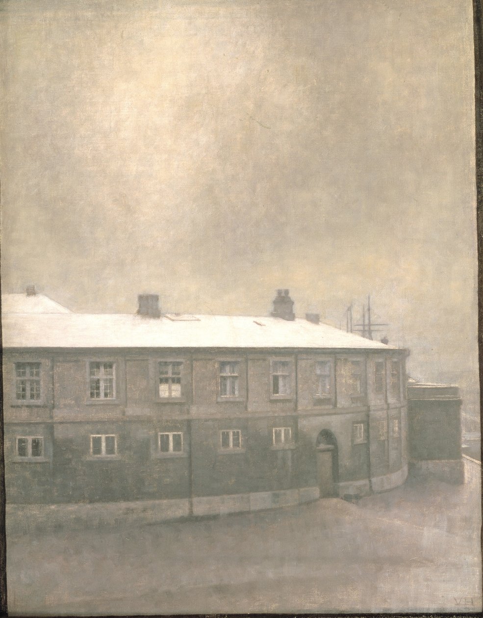 Skrzydło Pałacu Christiansborg autorstwa Vilhelm Hammershøi