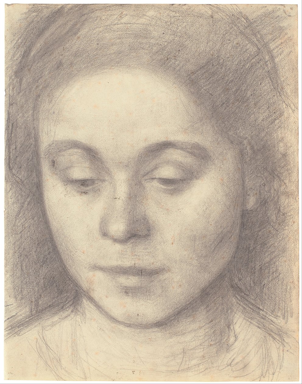 Portret Idy, żony artysty autorstwa Vilhelm Hammershøi