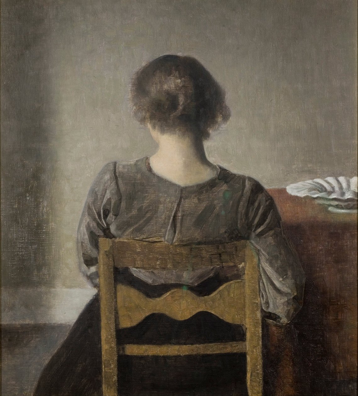 Odpoczynek autorstwa Vilhelm Hammershøi