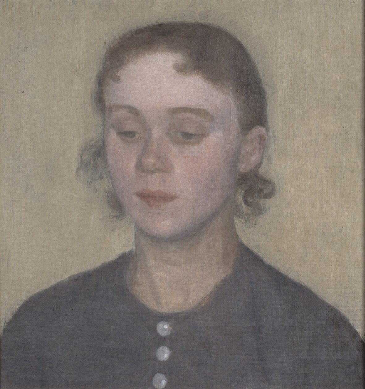Żona artysty, Ida Hammershøi, z domu Ilsted autorstwa Vilhelm Hammershøi