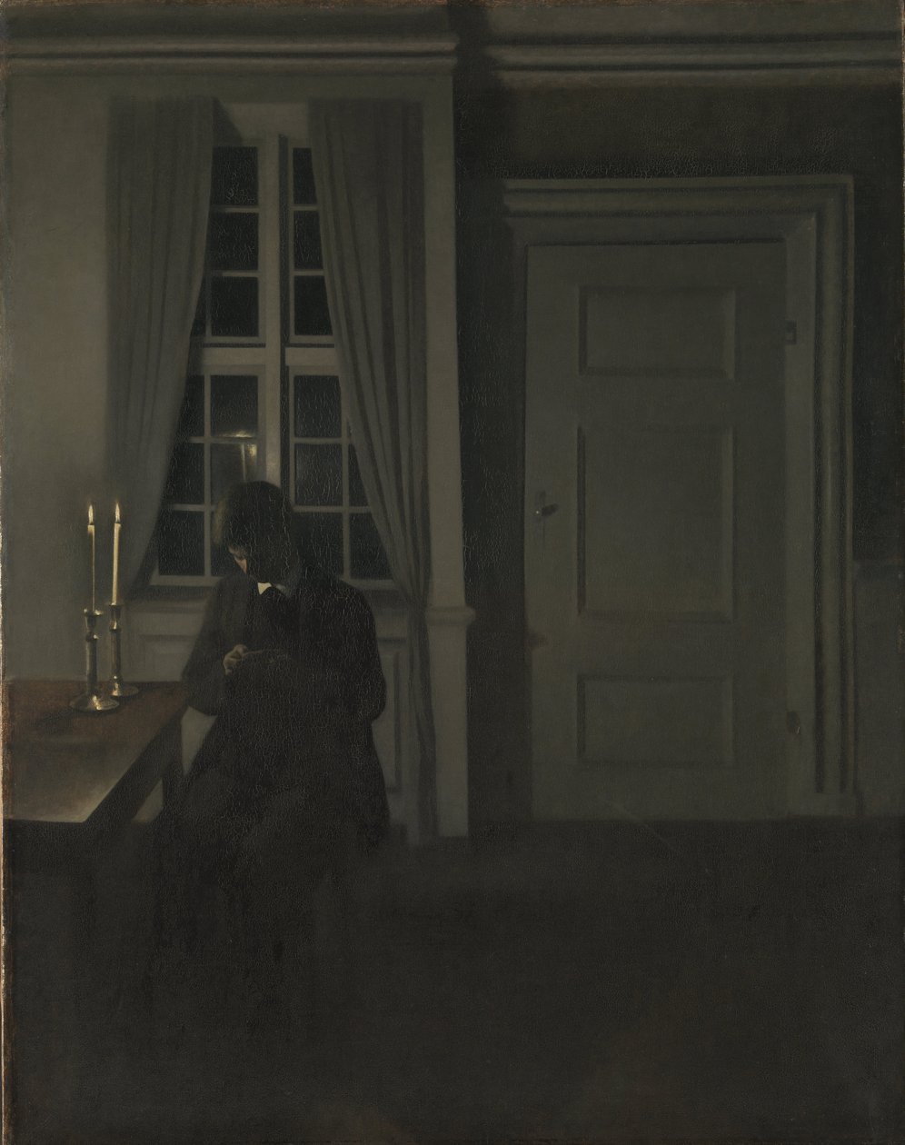 Kolekcjoner monet autorstwa Vilhelm Hammershøi