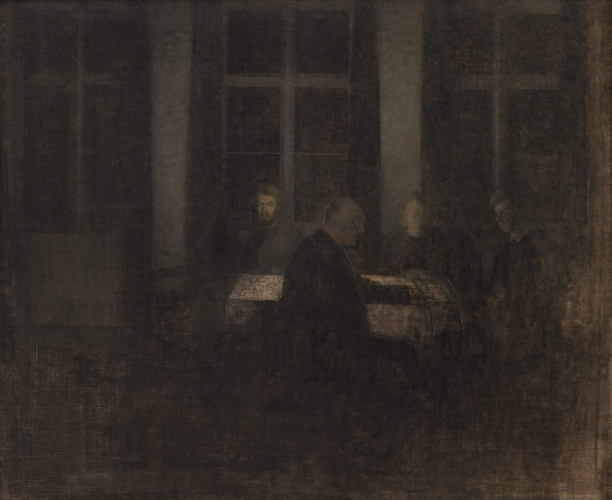 Wieczór w Saloniku autorstwa Vilhelm Hammershøi