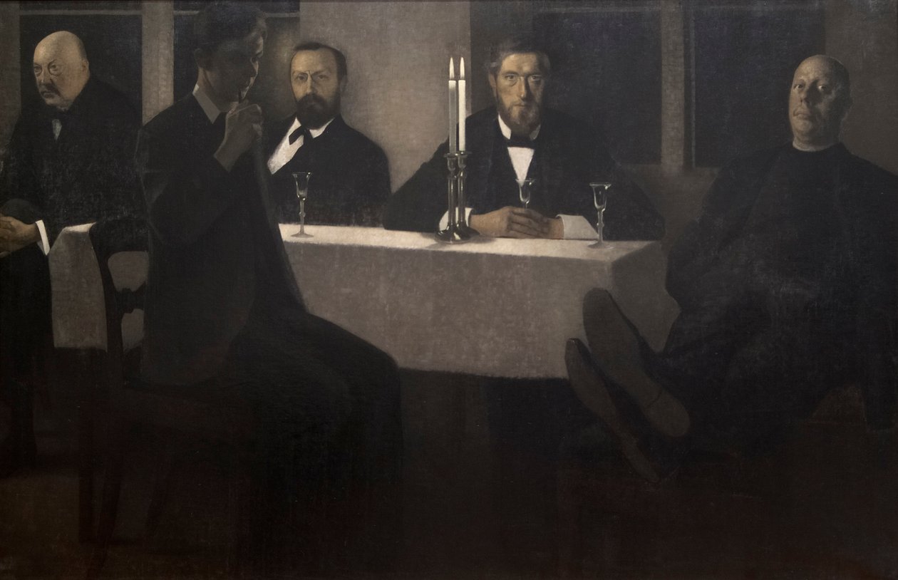 Pięć portretów autorstwa Vilhelm Hammershoi