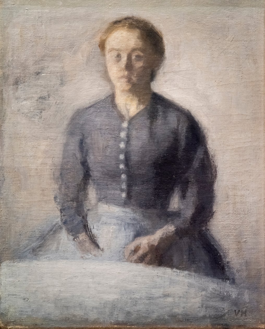 Portret Idai autorstwa Vilhelm Hammershoi